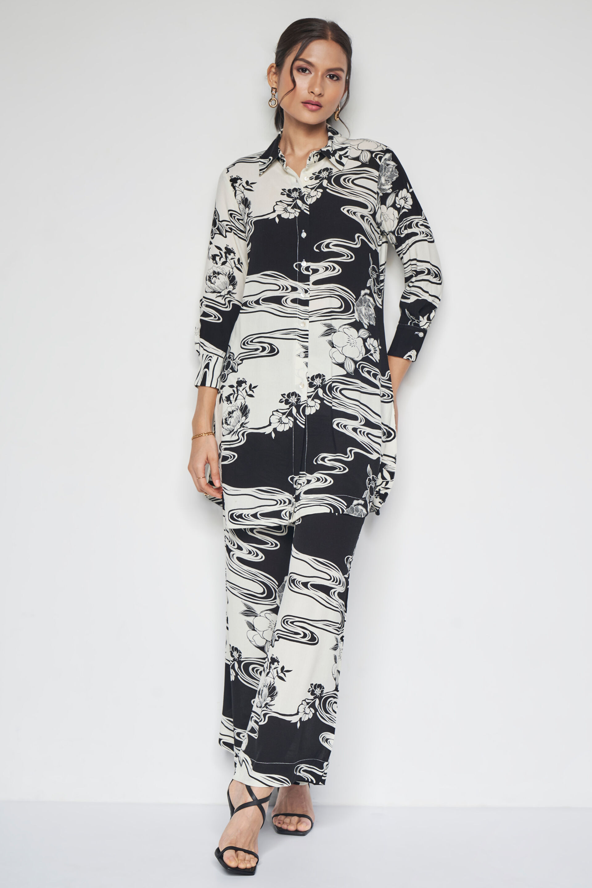 Monochrome Mood Co-ords Set, Black, image 5